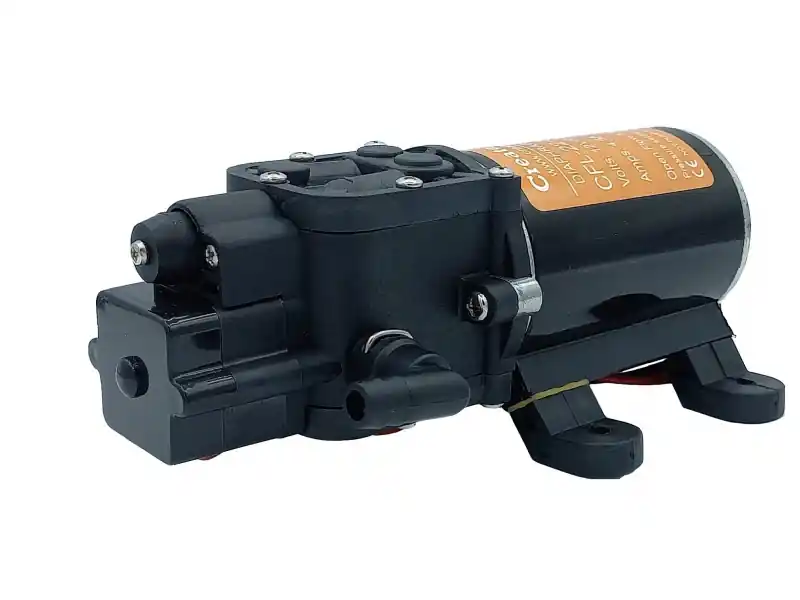 Membránové čerpadlo Create Flow CF22 Výkon 5 l/min, max. 7 bar, samonasávací -1.8 m. Napájení 12 V DC Ověřený