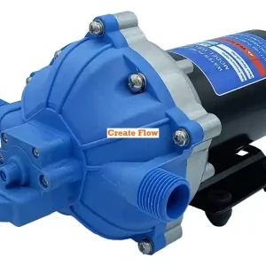 Membránové čerpadlo Create Flow CF51, max.výkon 18,9 l/min, max. 4,2 bar, samonasávací -1.8 m. Napájení 12 V DC Autentický