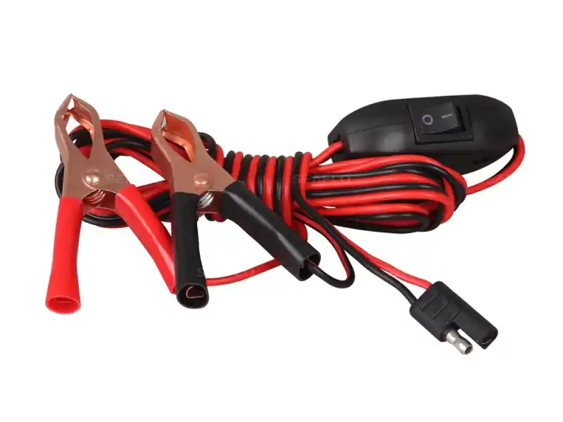 Seaflo D 18 AWG Wiring - Vypínač + Spony na 30ampérovou baterii, délka 2500 mm Vrácení Zdarma