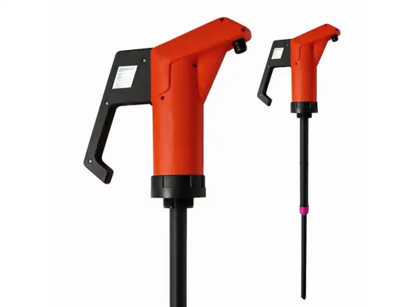 Aktuální Ruční pumpa na alkalická média | JP-04 červená