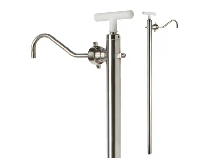Pouze Dnes Kompletní sada ručních pump na aceton, alkohol, čpavek, benzín, rozpouštědla | JP-05 EX délka trubky 1132 mm koleno pr. 25mm