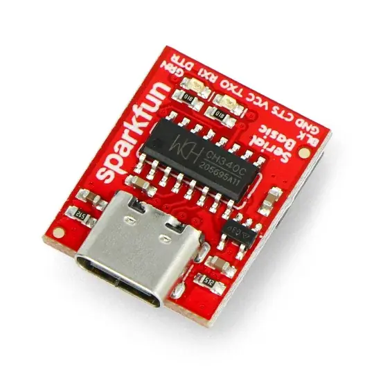 Pouze Dnes Převodník USB-UART FTDI CH340C 3.3 / 5V USB typu C - SparkFun DEV-15096