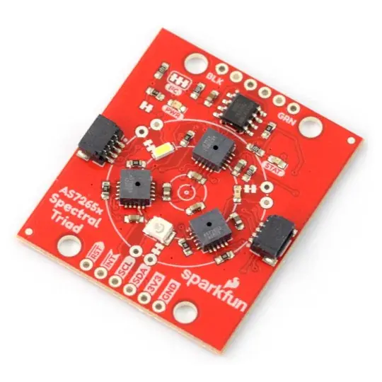 Levný AS7265x - Spektrofotometr (Qwiic) - SparkFun SEN-15050