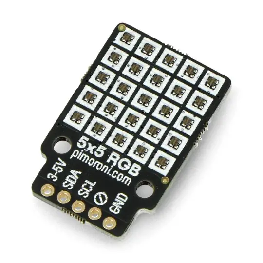 Finální Výprodej PiMoroni IS31FL3731 - RGB 5x5 I2C LED matice