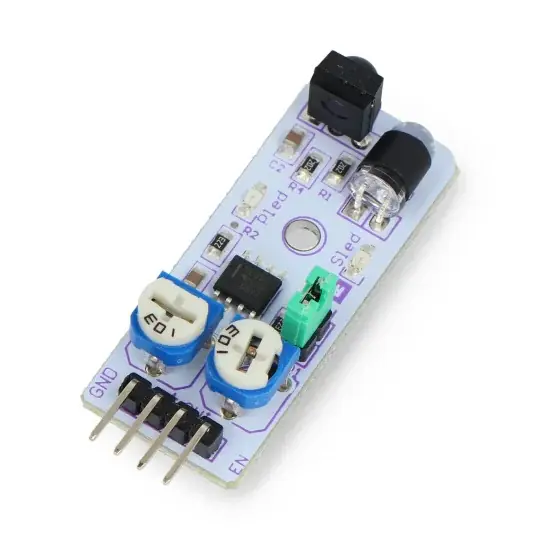 Vrácení Zdarma Senzor vzdálenosti, reflexní Velleman VMA330 - 3,3 V / 5 V - 40 cm
