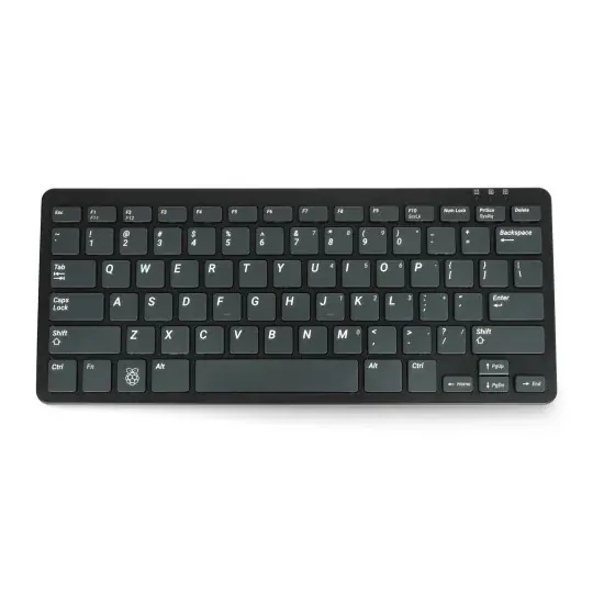Sezónní Sleva Kabelová USB klávesnice pro Raspberry Pi 4B / 3B + / 3B / 2B oficiální - černá a grafitová
