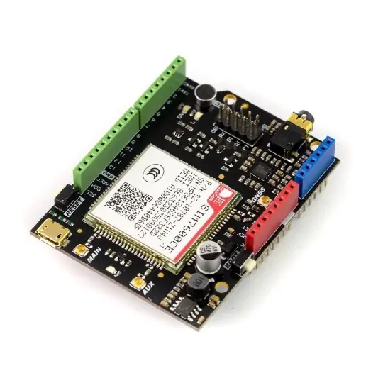 DFRobot Shield GSM / LTE / GPRS / GPS SIM7600CE-T - štít pro Arduino Vrácení Zdarma