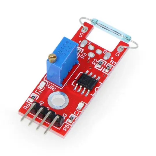 Modul s jazýčkovým spínačem - nastavitelný - Iduino SE015 Aktuální