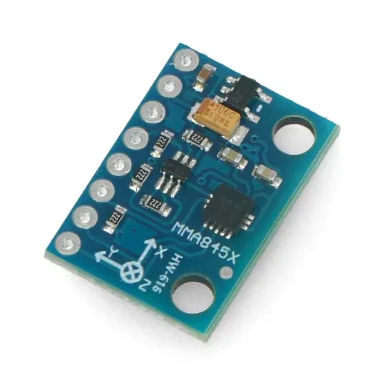 Levný 3osý digitální akcelerometr MMA8452 I2C-HW-616