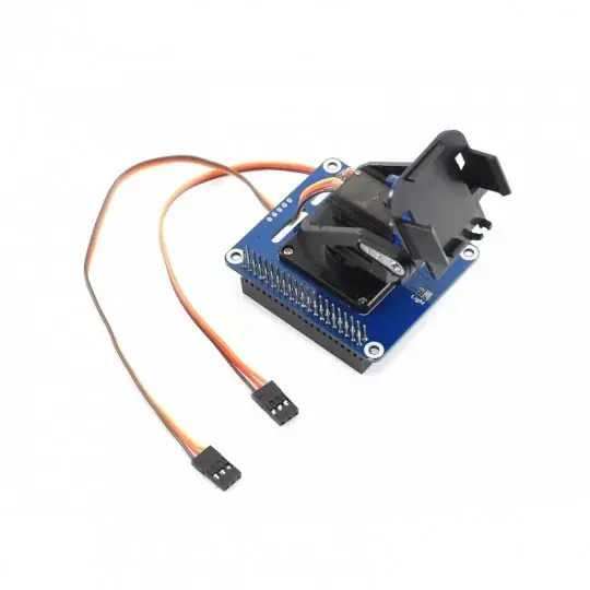 Pan-Tilt HAT - překrytí s držákem kamery pro Raspberry Pi - Waveshare 16138 Omezená Nabídka