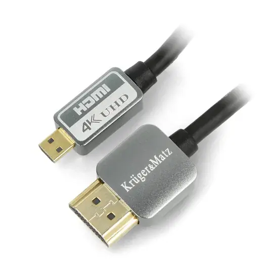 Kruger & Matz microHDMI - kabel HDMI - 3 m Zlevněný