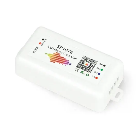 Ovladač pro adresované RGB Bluetooth LED pásky a pásky SP107E LED Music Controller - světelné a hudební efekty Oblíbený