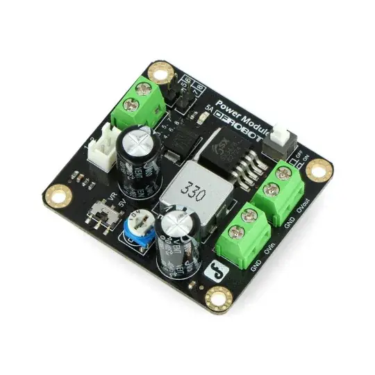 Nastavitelný sestupný převodník 3,3 V - 25 V 5 A - DFRobot DFR0205 Bezpečná Platba