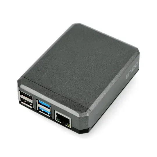 Hliníkové pouzdro pro Raspberry Pi 4B - Argon Neo - šedé Víkendová Akce
