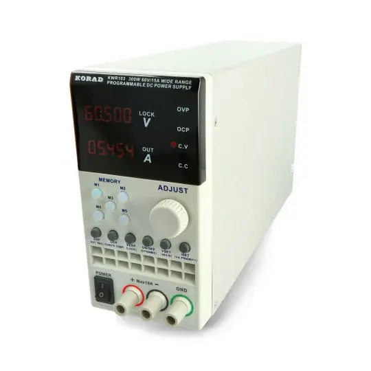 Laboratorní napájecí zdroj Korad KWR103 0-60V 0-15A Nejlepší Volba
