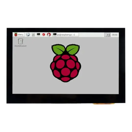 Nejlepší Volba Kapacitní dotyková obrazovka B LCD 4,3 '' IPS 800x480px HDMI + USB pro Raspberry Pi 4B / 3B / 3B + Zero - Waveshare 15932