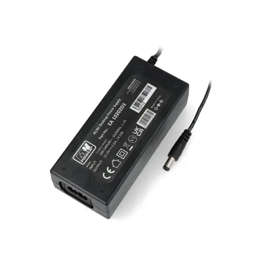 Značkový MW Power EA 10202D3 impulsní napájecí zdroj 12V/2A - zástrčka DC 5,5/2,1mm