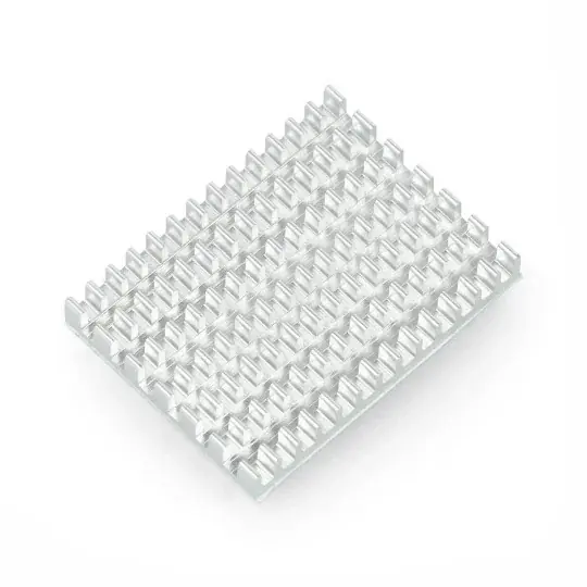Chladič 40x30x5mm pro Raspberry Pi 4 s tepelně vodivou páskou - stříbrný Tovární Cena