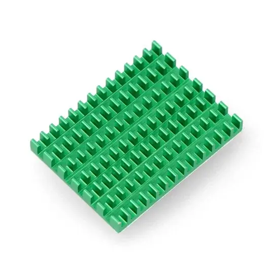 Přímo Od Výrobce Chladič 40x30x5mm pro Raspberry Pi 4 s tepelně vodivou páskou - zelený