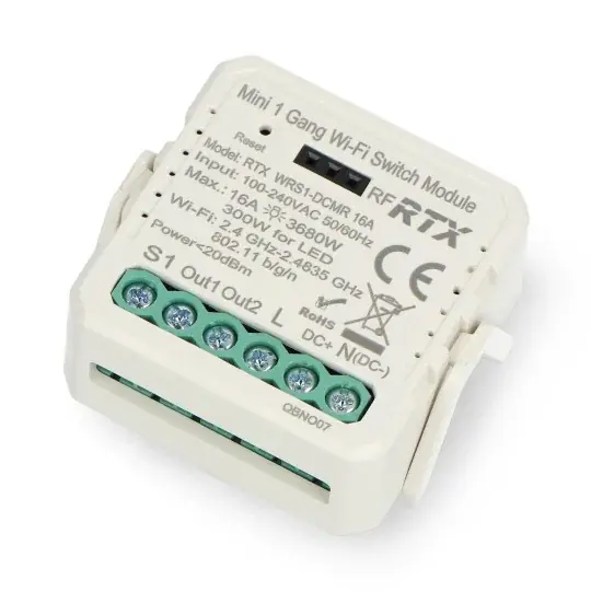 Tuya WRS1-DCMR RTX WiFi In-Box relé Cenový Hit