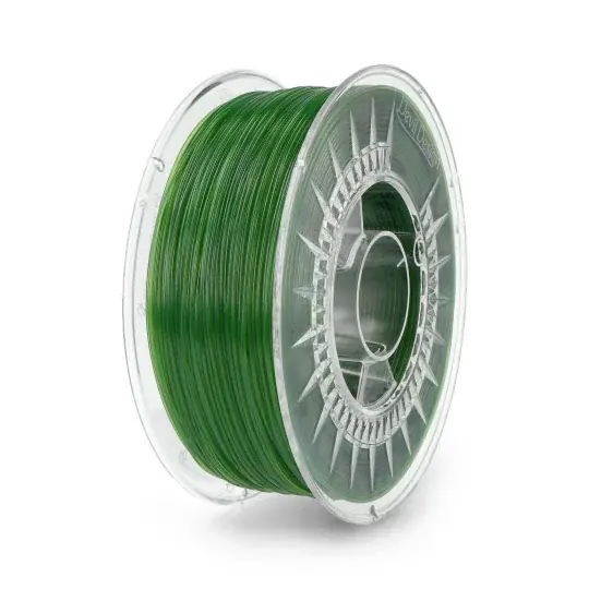 Aktuální Filament Devil Design PETG 1,75 mm 1 kg - zelená transparentní