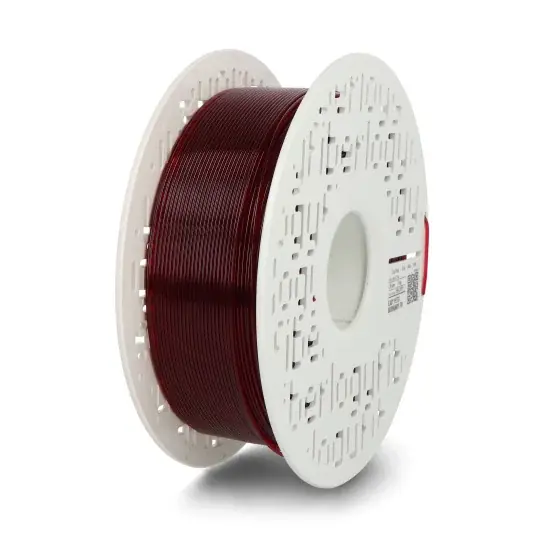 Finální Výprodej Fiberlogy Easy PETG Filament 1,75 mm 1 kg - transparentní vínová