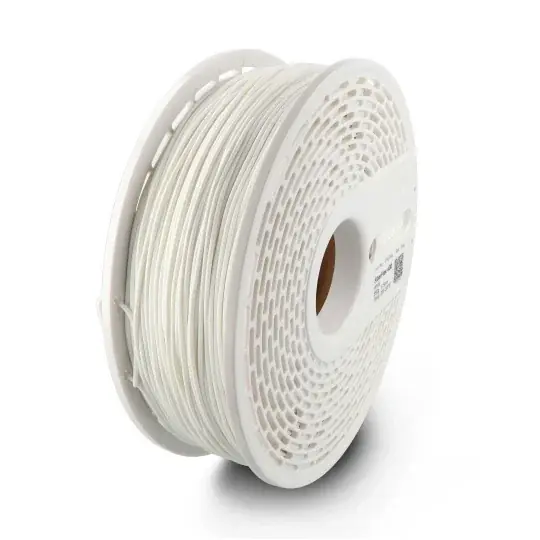 Novinka Fiberlogy FiberFlex 40D vlákno 1,75 mm 0,85 kg - s opakovaně použitelnou cívkou - bílá