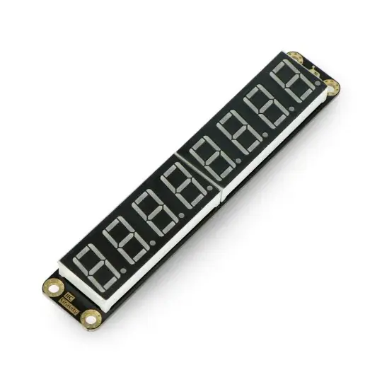 Kup Teď Gravitační - 8místný segmentový displej I2C - červený - DFRobot DFR0646-R
