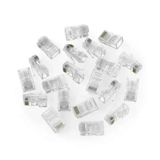 Průchozí zástrčka RJ45 Lanberg kat. 5e UTP - 20ks Expresní Doručení