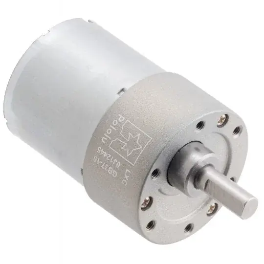 Vysoce Kvalitní Motor 37Dx50L s převodovkou 10: 1 12V 1000RPM - Pololu 4748