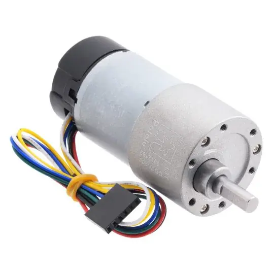 Oblíbený Motor s převodovkou 37Dx73L 100: 1 12V 100RPM + kodér CPR 64 - Pololu 4755