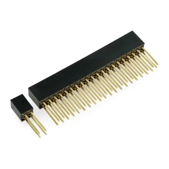 Sada zásuvkových konektorů pro Raspberry Pi 4B a PoE HAT - 2x20 a 2x2, rastr 2,54 mm Oblíbený
