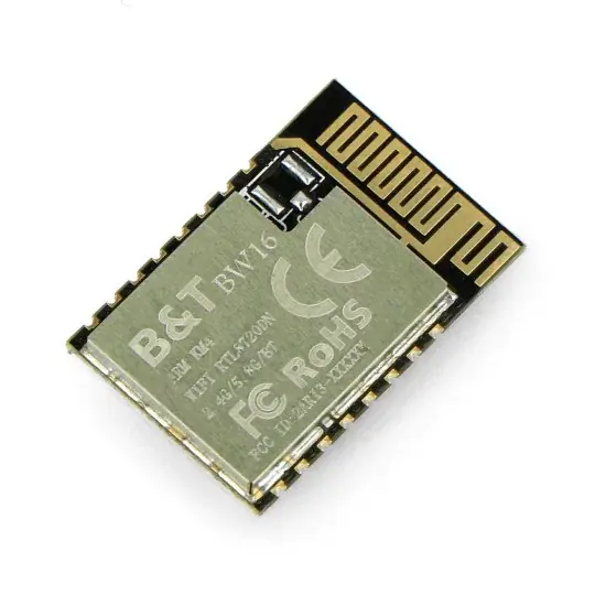 Horká Nabídka Dvoupásmový komunikační modul Realtek RTL8720DN - WiFi 2,4 GHz / 5 GHz a Bluetooth 5.0