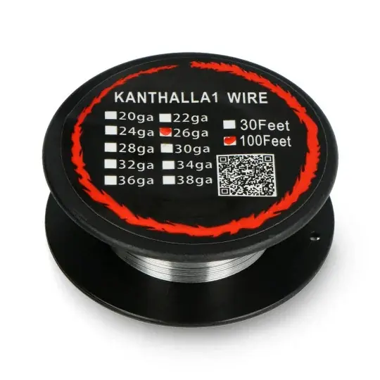 Odporový drát Kanthal A1 0,40 mm 12 Ω / m - 30,5 m Odeslání Ihned