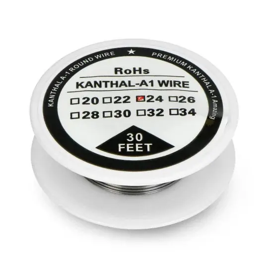 Sezónní Sleva Odporový drát Kanthal A1 0,51 mm 6 Ω / m - 9,1 m