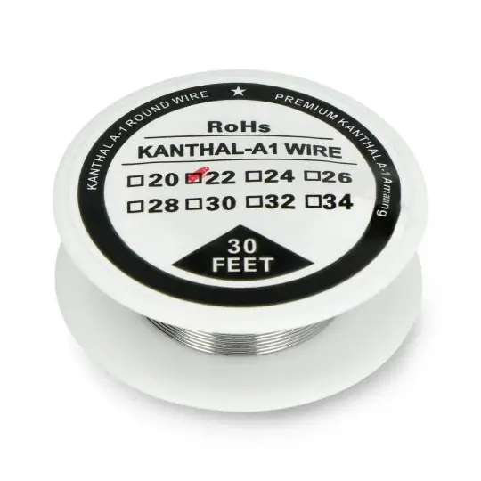 Odporový drát Kanthal A1 0,64 mm 4,9 Ω / m - 9,1 m Kup Teď