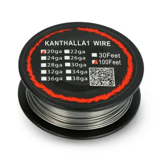 Odporový drát Kanthal A1 0,81 mm 2,85 Ω / m - 30,5 m Nejprodávanější