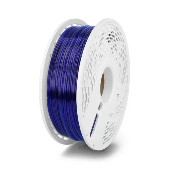 Fiberlogy Easy PETG Filament 1,75 mm 0,85 kg - transparentní tmavě modrá Speciální Cena