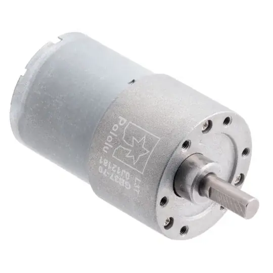 Aktuální Motor 37Dx54L s převodovkou 70: 1 12V 150RPM - Pololu 4744
