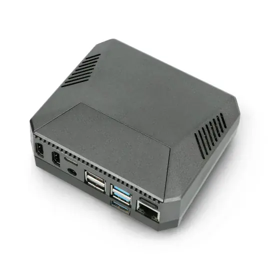 Hliníkové pouzdro pro Raspberry Pi 4B s ventilátorem - Argon ONE M.2 - šedé Nejlepší Cena