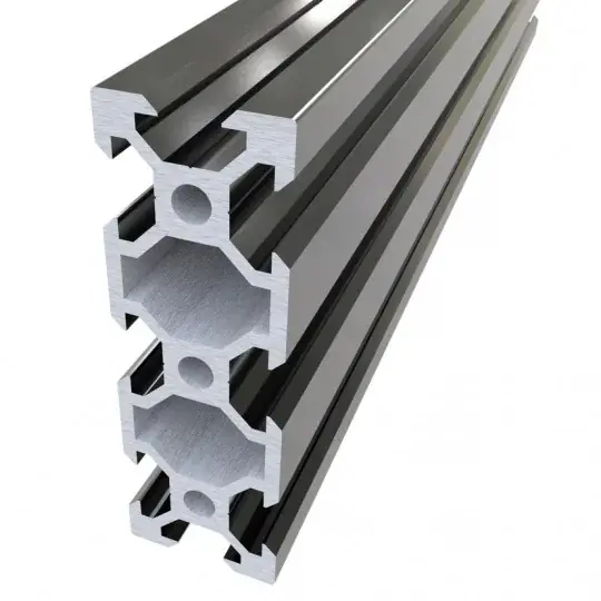 Hliníkový profil V-Slot 2060 eloxovaný černý 250 mm Expresní Doručení