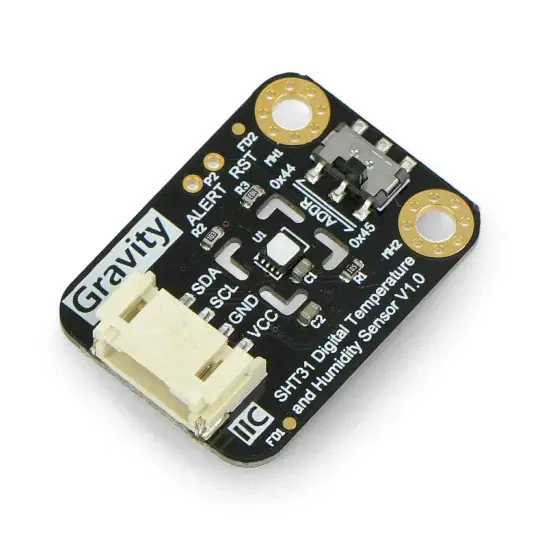 SHT31-F - digitální čidlo teploty a vlhkosti I2C - DFRobot SEN0334 Koupit Online