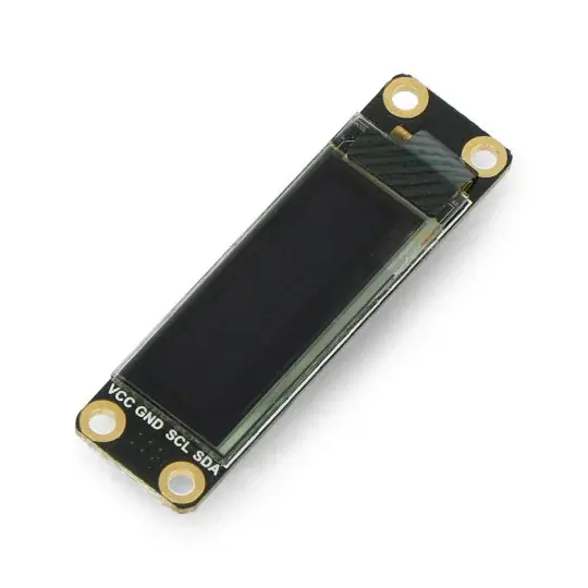 OLED displej, monochromatický grafický 0,91 "128x32px I2C s čipem - DFRobot DFR0647 Originální
