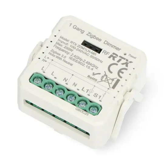 Super Cena RTX ZDM1LN-MR ZigBee Ovladač osvětlení Tuya ZIG-DM