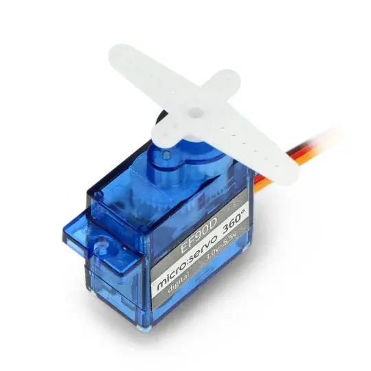 Servo EF90D 360 - mikro - s kolem a pneumatikou Kup Teď