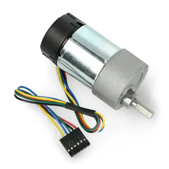 Motor s převodovkou 6,3: 1 37Dx65L 24 V 1600RPM + kodér CPR 64 - Pololu 4698 Nová Kolekce