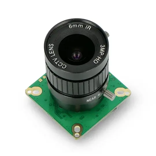 Zlevněný Fotoaparát IMX477 12,3 MPx HQ s objektivem s bajonetem CS 6 mm - pro Raspberry Pi CM, Jetson Nano a Xavier NX