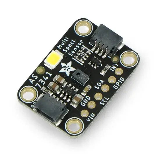 AS7341 - 10kanálový senzor viditelného světla / barevného spektra Qwiic / I2C - Adafruit 4698 Nakupujte Hned