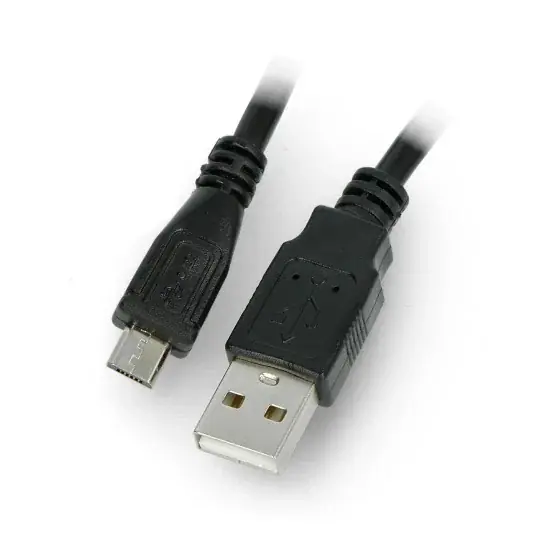 Dokud Zásoby Vydrží MicroUSB kabel B - A 2.0 Lanberg černý - 1m