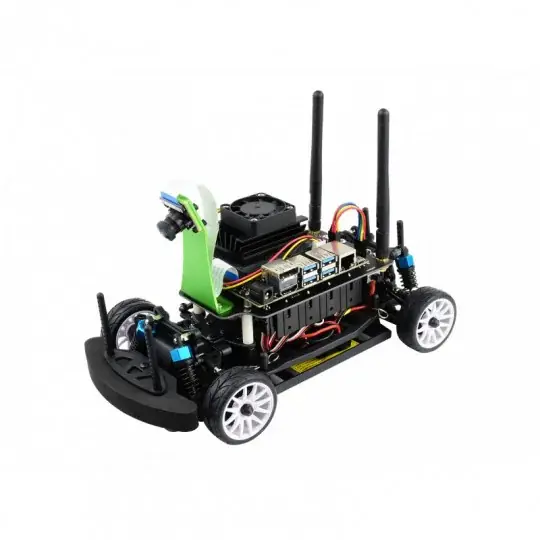 JetRacer Pro Al - 4kolová robotická platforma s kamerou, DC pohonem, OLED displejem Nvidia Jetson Nano Pro - Waveshare 18432 Nejlepší Cena